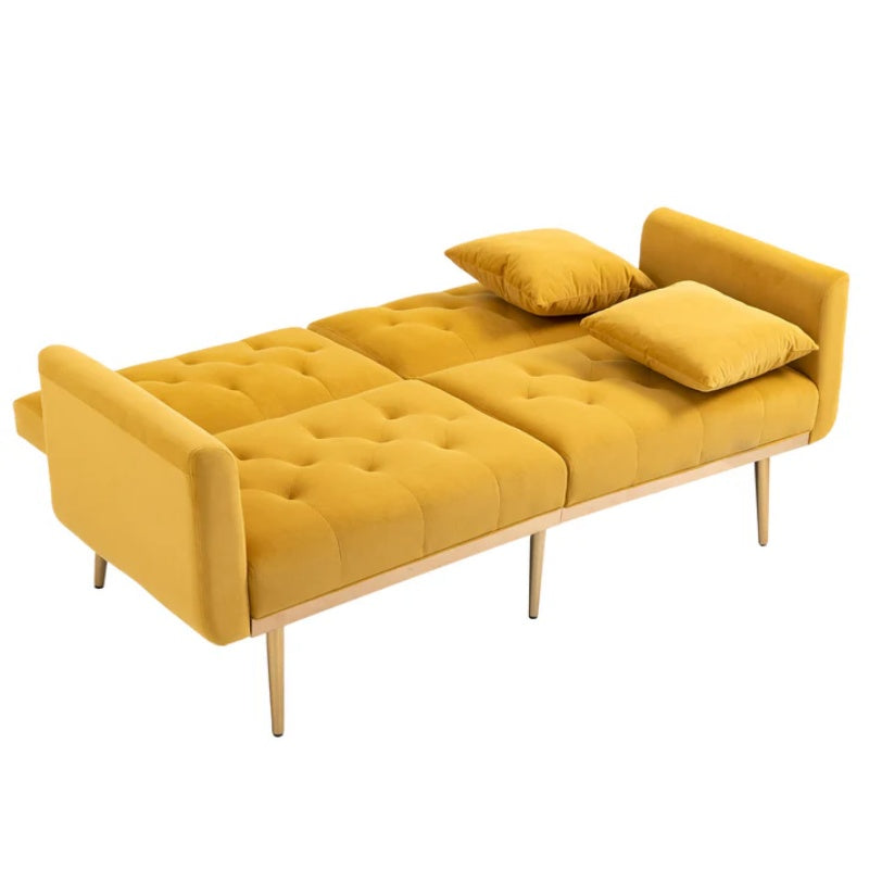 COOLMORE Velvet Sofa , Accent sofa .loveseat sofa with metal feet-海智集-Default-