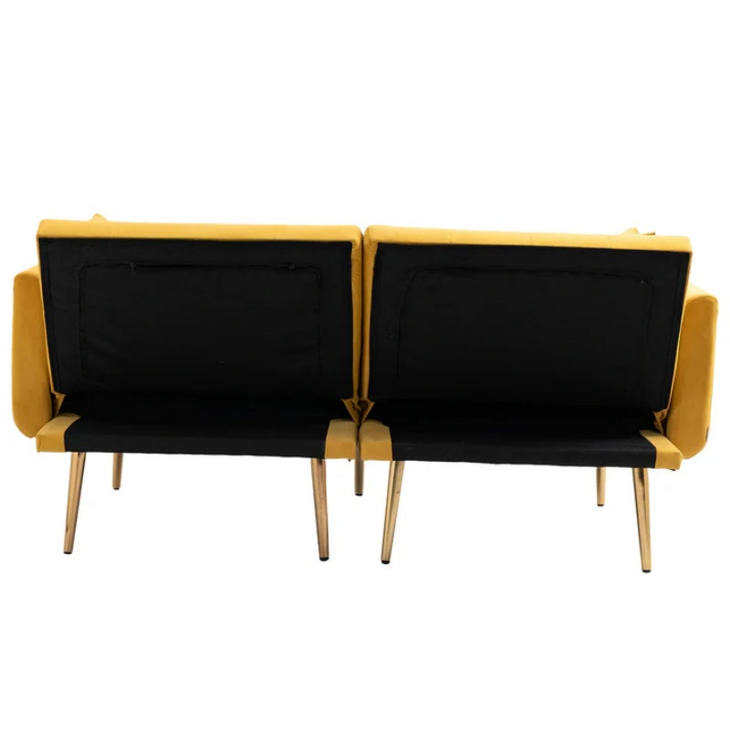 COOLMORE Velvet Sofa , Accent sofa .loveseat sofa with metal feet-海智集-Default-