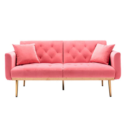 COOLMORE Velvet Sofa , Accent sofa .loveseat sofa with metal feet-海智集-Default-