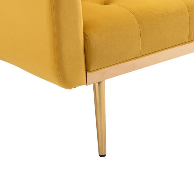 COOLMORE Velvet Sofa , Accent sofa .loveseat sofa with metal feet-海智集-Default-