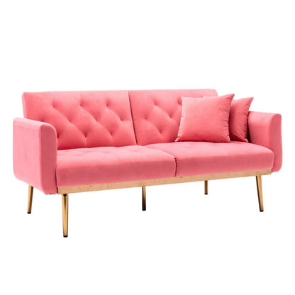 COOLMORE Velvet Sofa , Accent sofa .loveseat sofa with metal feet-海智集-Default-