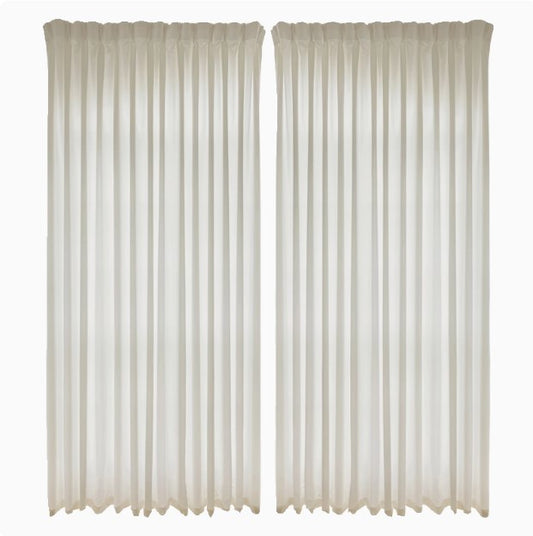 Translucent but not permeable gauze, dreamy gauze curtains for the living room, white sand for the balcony, and thin gauze for the bay window-海智集-