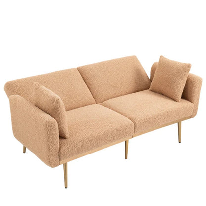 COOLMORE Velvet Sofa , Accent sofa .loveseat sofa with metal feet-海智集-Default-