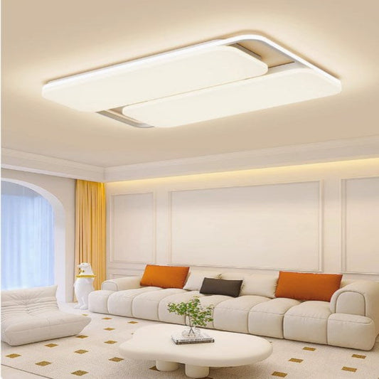 Smart ceiling lamps for bedrooms and living rooms are simple, modern and elegant, with full lamp binding-海智集-