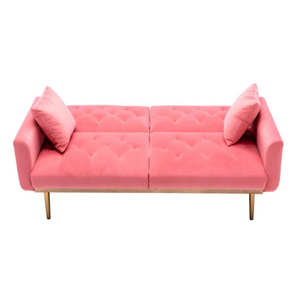 COOLMORE Velvet Sofa , Accent sofa .loveseat sofa with metal feet-海智集-Default-
