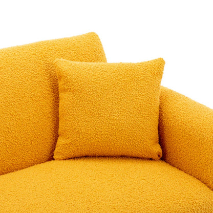 COOLMORE Velvet Sofa , Accent sofa .loveseat sofa with metal feet-海智集-Default-