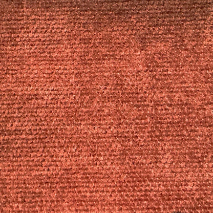 Modern Accent Chair Teddy Upholstered Armchair Open Back 3 Legs Barrel Dining Chair Orange Chenille 24.41''-海智集-Default-