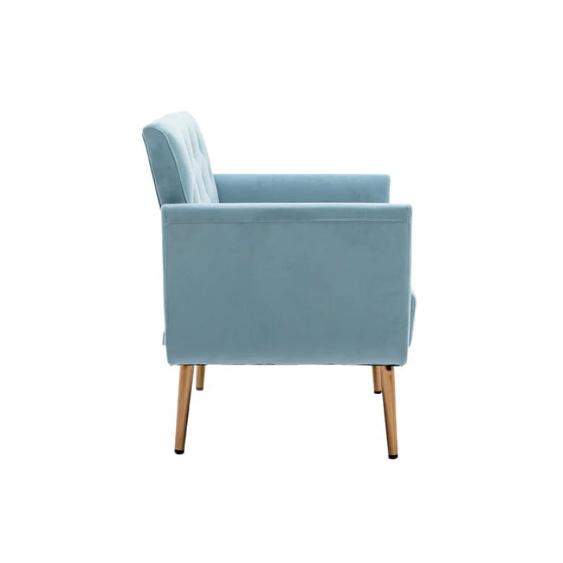 COOLMORE Accent Chair ,leisure single sofa with Rose Golden feet-海智集-Default-