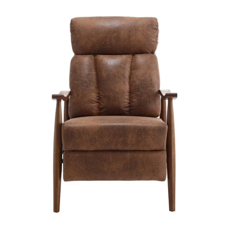 COOLMORE Wood Frame Armchair, Modern Accent Chair Lounge Chair for Living Room-海智集-Default-