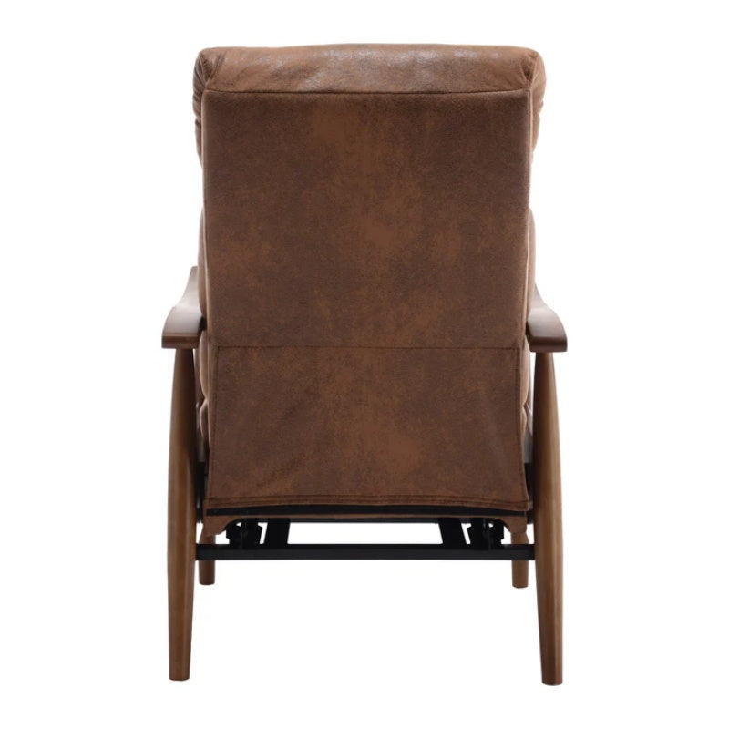COOLMORE Wood Frame Armchair, Modern Accent Chair Lounge Chair for Living Room-海智集-Default-