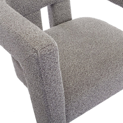 COOLMORE Contemporary Designed Fabric Upholstered Accent/Dining Chair /Barrel Side Chairs Kitchen Armchair for Living Room 2PC/SET-海智集-Default-