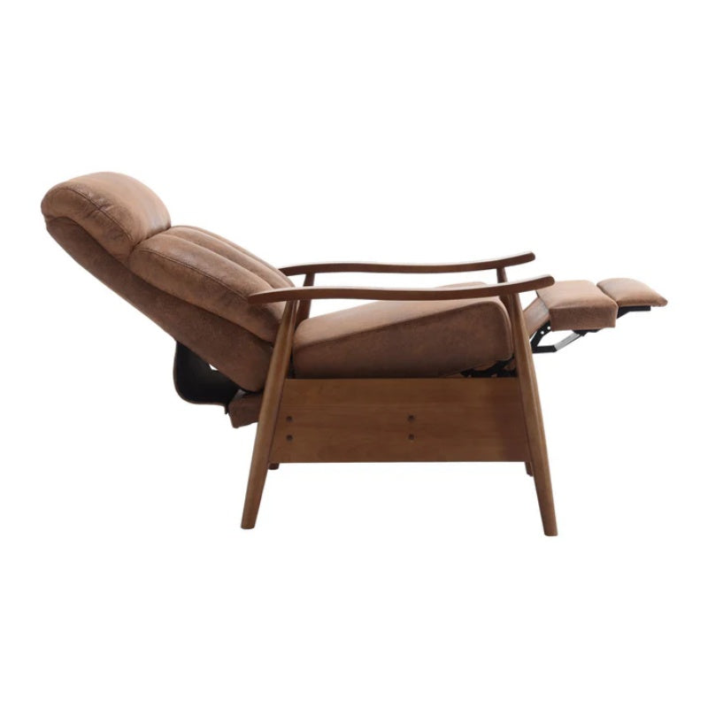 COOLMORE Wood Frame Armchair, Modern Accent Chair Lounge Chair for Living Room-海智集-Default-