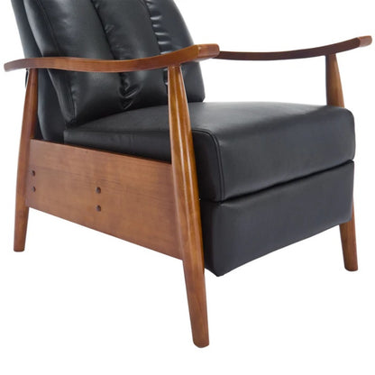 COOLMORE Wood Frame Armchair, Modern Accent Chair Lounge Chair for Living Room-海智集-Default-