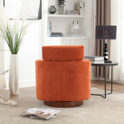 COOLMORE 360 degree rotation design, multi-gear adjustment backrest, soft and comfortable chenille fabric, ergonomic design of the living room chair-海智集-Default-