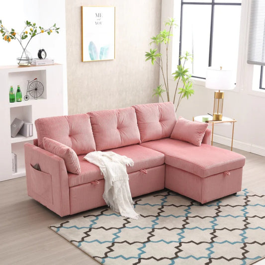 UNITED WE WIN-Furniture, modular L-shaped sofa, modular long sofa with reversible chaise lounge, Sofa bed, Sleeper sofa, modular sofa combination with storage seats.-海智集-Default-