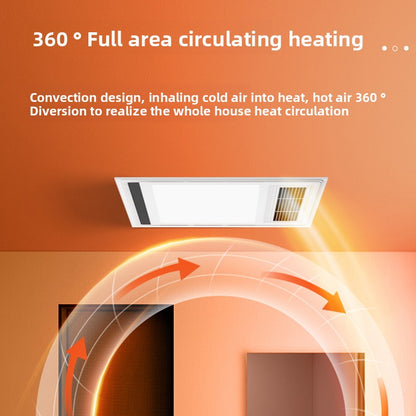 Undertake Customization of Various Brands: Integrated Ceiling Ventilation Fan with Lighting for Bathroom, Multi-Functional-Kitchen & Bathroom-海智集-Key Switches-300X600-