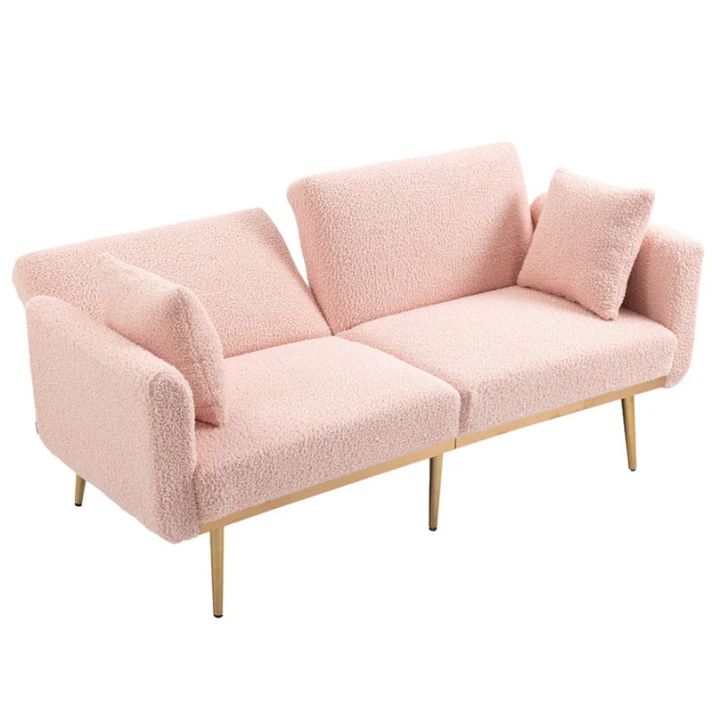 COOLMORE Velvet Sofa , Accent sofa .loveseat sofa with metal feet-海智集-Default-