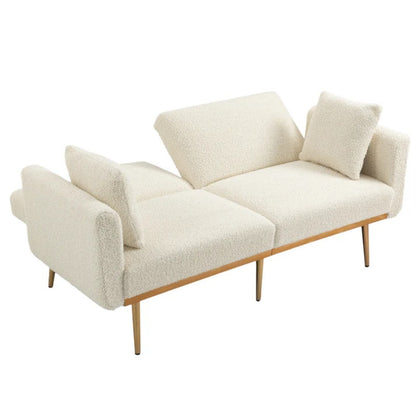 COOLMORE Velvet Sofa , Accent sofa .loveseat sofa with metal feet-海智集-Default-
