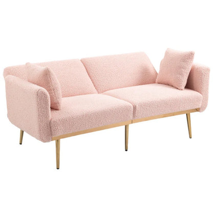 COOLMORE Velvet Sofa , Accent sofa .loveseat sofa with metal feet-海智集-Default-