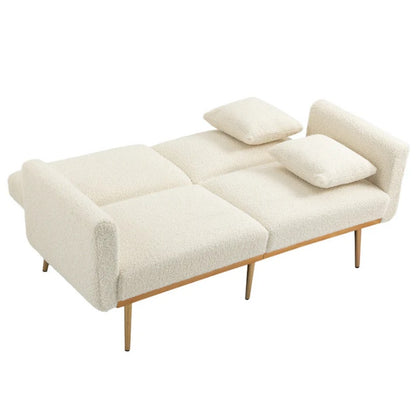 COOLMORE Velvet Sofa , Accent sofa .loveseat sofa with metal feet-海智集-Default-