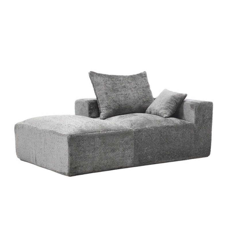 UNITED WE WIN Memory Foam 2-Seater Couch, No Installation & Easy to Transport, Deep Seat Modern Sofa with Chenille Fabric, Couch for Living Room, Bedroom, Apartment, Home Office-海智集-Default-