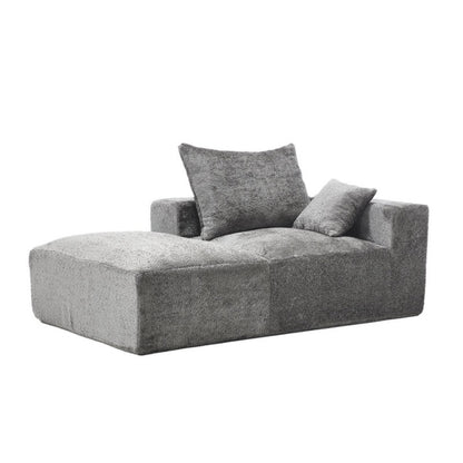 UNITED WE WIN Memory Foam 2-Seater Couch, No Installation & Easy to Transport, Deep Seat Modern Sofa with Chenille Fabric, Couch for Living Room, Bedroom, Apartment, Home Office-海智集-Default-