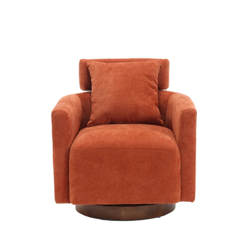 COOLMORE 360 degree rotation design, multi-gear adjustment backrest, soft and comfortable chenille fabric, ergonomic design of the living room chair-海智集-Default-