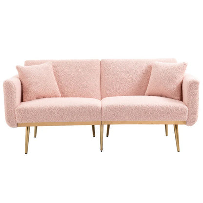 COOLMORE Velvet Sofa , Accent sofa .loveseat sofa with metal feet-海智集-Default-