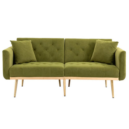 COOLMORE Velvet Sofa , Accent sofa .loveseat sofa with metal feet-海智集-Default-