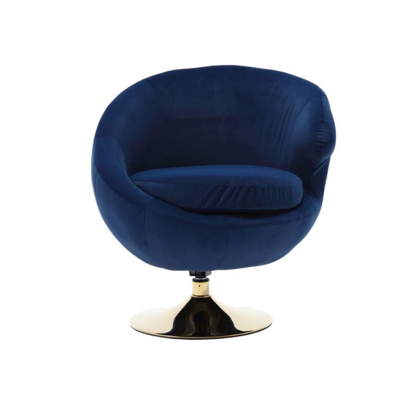 360 Degree Swivel Cuddle Barrel Accent Chairs, Round Armchairs with Wide Upholstered, Fluffy Fabric Chair for Living Room, Bedroom, Office, Waiting Rooms-海智集-Default-