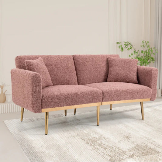 COOLMORE Velvet Sofa , Accent sofa .loveseat sofa with metal feet-海智集-Default-