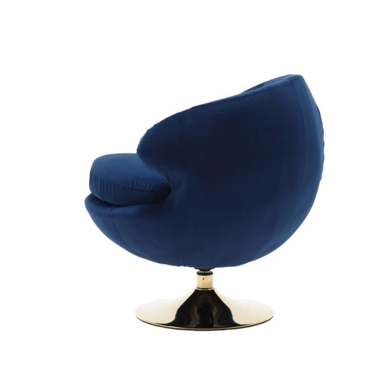 360 Degree Swivel Cuddle Barrel Accent Chairs, Round Armchairs with Wide Upholstered, Fluffy Fabric Chair for Living Room, Bedroom, Office, Waiting Rooms-海智集-Default-