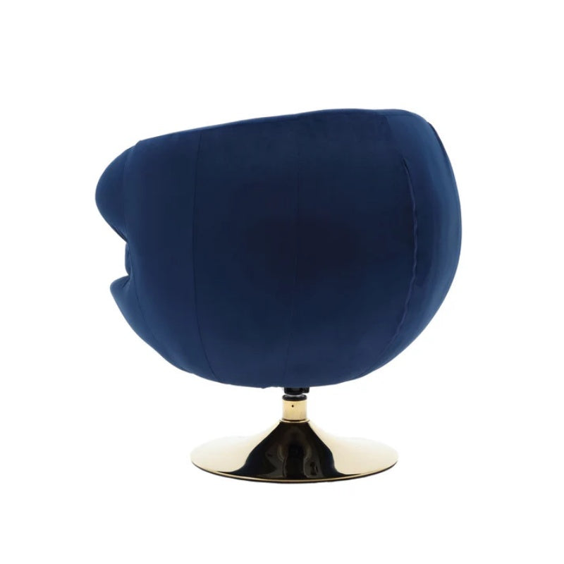 360 Degree Swivel Cuddle Barrel Accent Chairs, Round Armchairs with Wide Upholstered, Fluffy Fabric Chair for Living Room, Bedroom, Office, Waiting Rooms-海智集-Default-
