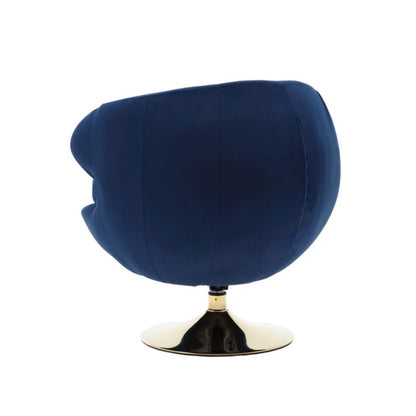 360 Degree Swivel Cuddle Barrel Accent Chairs, Round Armchairs with Wide Upholstered, Fluffy Fabric Chair for Living Room, Bedroom, Office, Waiting Rooms-海智集-Default-