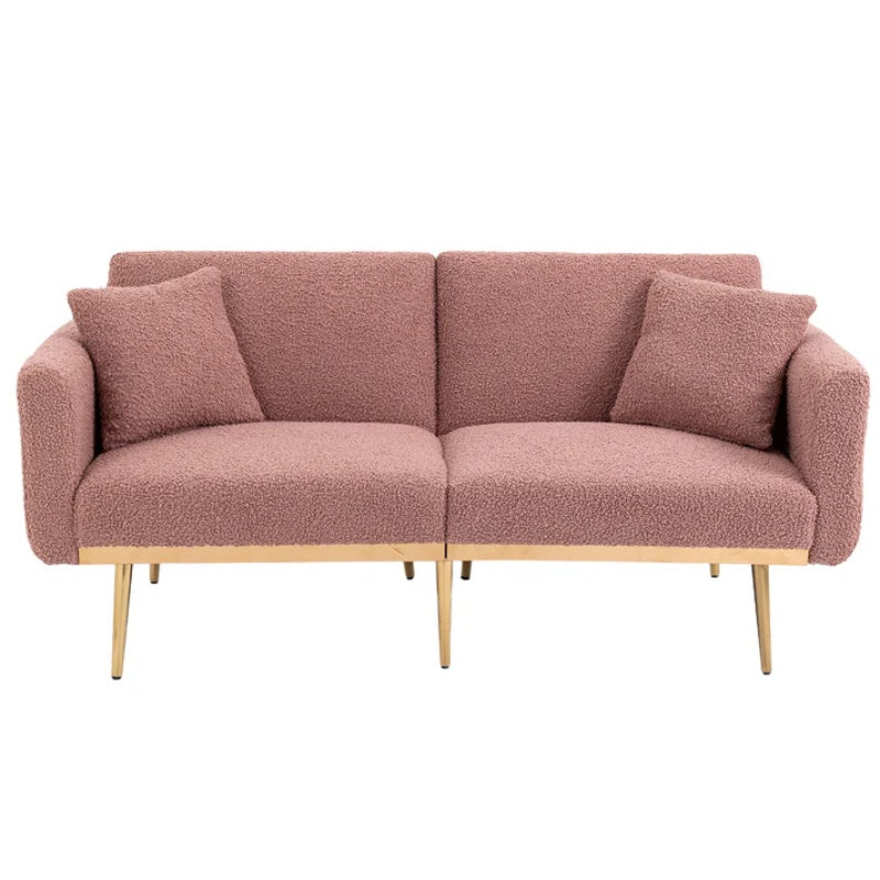 COOLMORE Velvet Sofa , Accent sofa .loveseat sofa with metal feet-海智集-Default-