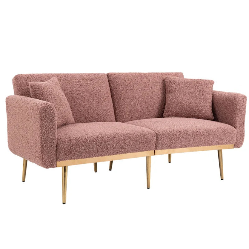 COOLMORE Velvet Sofa , Accent sofa .loveseat sofa with metal feet-海智集-Default-