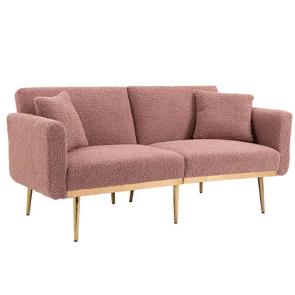 COOLMORE Velvet Sofa , Accent sofa .loveseat sofa with metal feet-海智集-Default-