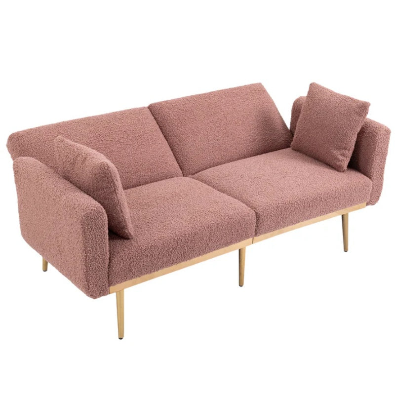 COOLMORE Velvet Sofa , Accent sofa .loveseat sofa with metal feet-海智集-Default-