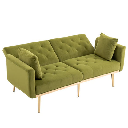 COOLMORE Velvet Sofa , Accent sofa .loveseat sofa with metal feet-海智集-Default-