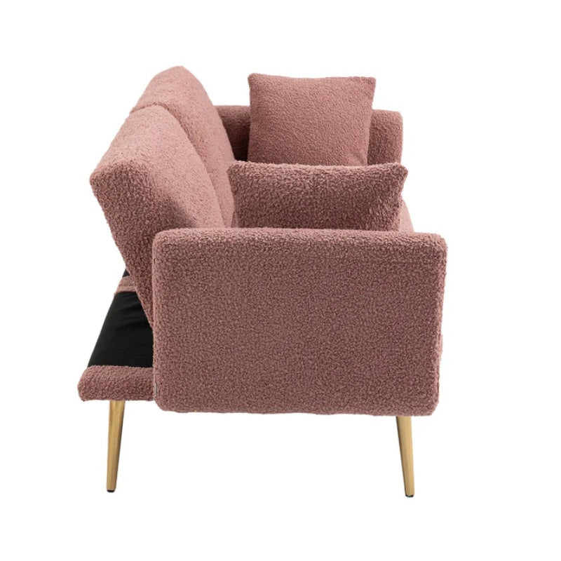 COOLMORE Velvet Sofa , Accent sofa .loveseat sofa with metal feet-海智集-Default-