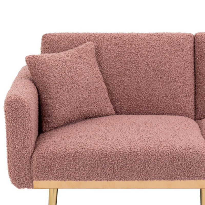 COOLMORE Velvet Sofa , Accent sofa .loveseat sofa with metal feet-海智集-Default-