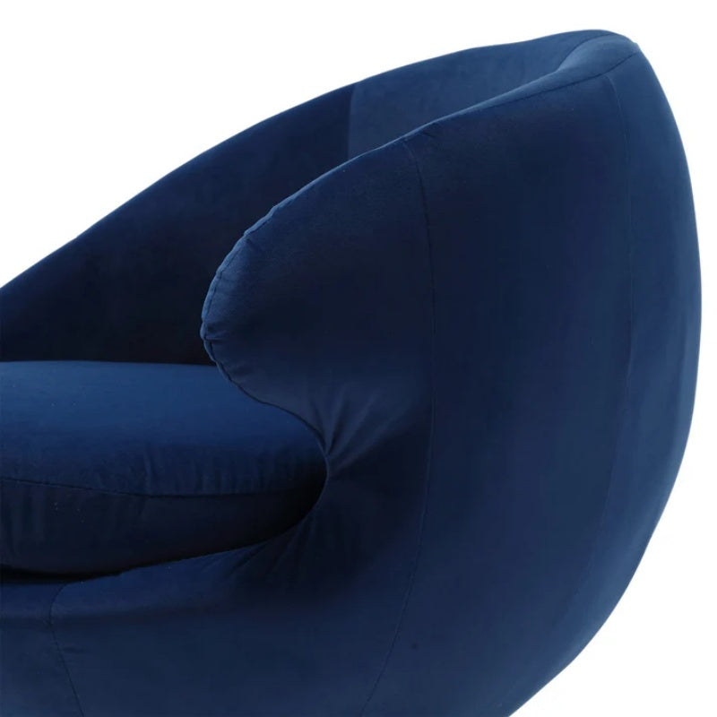 360 Degree Swivel Cuddle Barrel Accent Chairs, Round Armchairs with Wide Upholstered, Fluffy Fabric Chair for Living Room, Bedroom, Office, Waiting Rooms-海智集-Default-