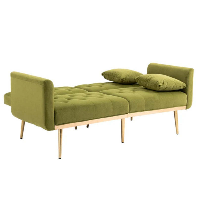 COOLMORE Velvet Sofa , Accent sofa .loveseat sofa with metal feet-海智集-Default-