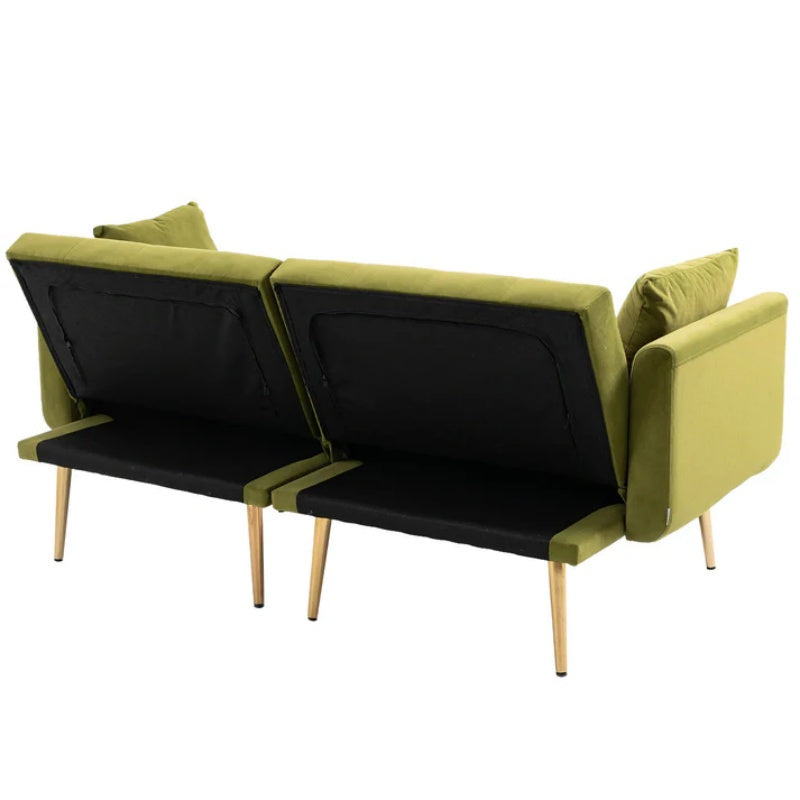 COOLMORE Velvet Sofa , Accent sofa .loveseat sofa with metal feet-海智集-Default-