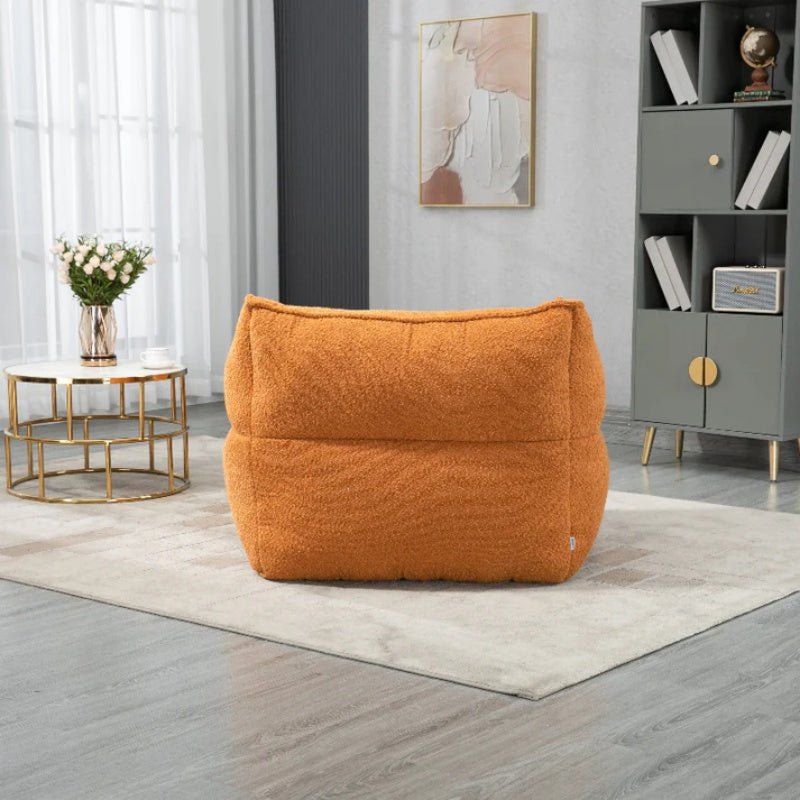 COOLMORE Bean Bag Chair Lazy Sofa/Footstool Durable Comfort Lounger High Back Bean Bag Chair Couch for Adults and Kids, Indoor & Outdoor-海智集-Default-