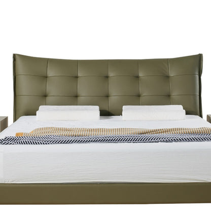Jinxuan Series Genuine Leather Bed Italian Light Luxury XF 18 Solid Wood Frame 1.8 meters 1. 5 meters (including the bed board but excluding the headboard)-海智集-