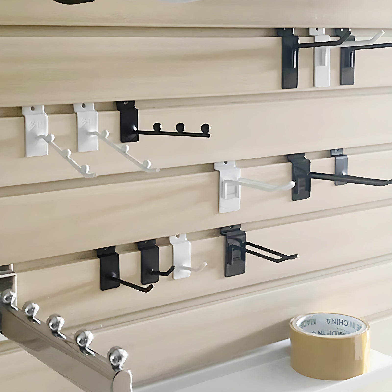 Powerful Wall Hooks - FSILON Heavy-Duty Storage Hooks (Small Size), Customizable and Practical Closet Organizer, High Quality with 35kg Load Capacity, Ideal for Home Storage Solutions, Model GGQJ008-海智集-