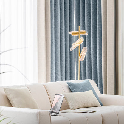 Beyond Xiangshe Curtains: The three-dimensional relief texture adds a sense of layering to the space-海智集-