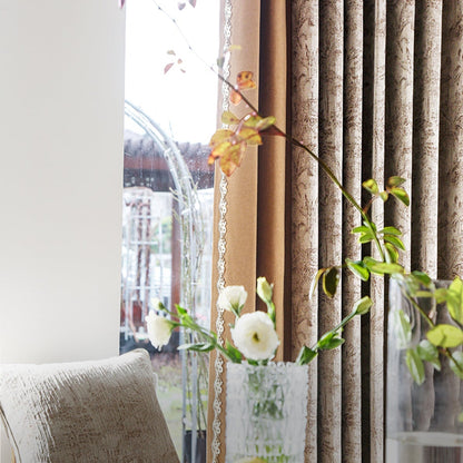 Eleanor Curtains: Made with yarns and high-precision jacquard weaving techniques, the patterns are three-dimensional and long-lasting without fading-海智集-
