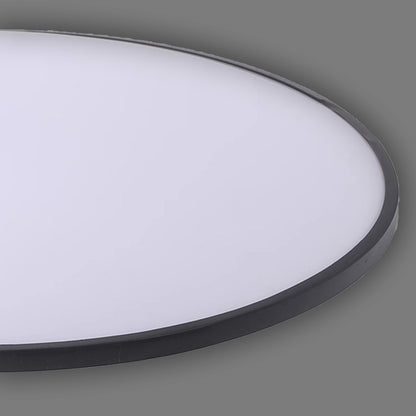 LED Edge-Lit Pendant Light - Ultra-Bright 96W Circular Suspended Light Fixture, 1000mm Diameter, Versatile Monopoint Design with Aluminum Frame, Ideal for Modern Home and Commercial Spaces-海智集-
